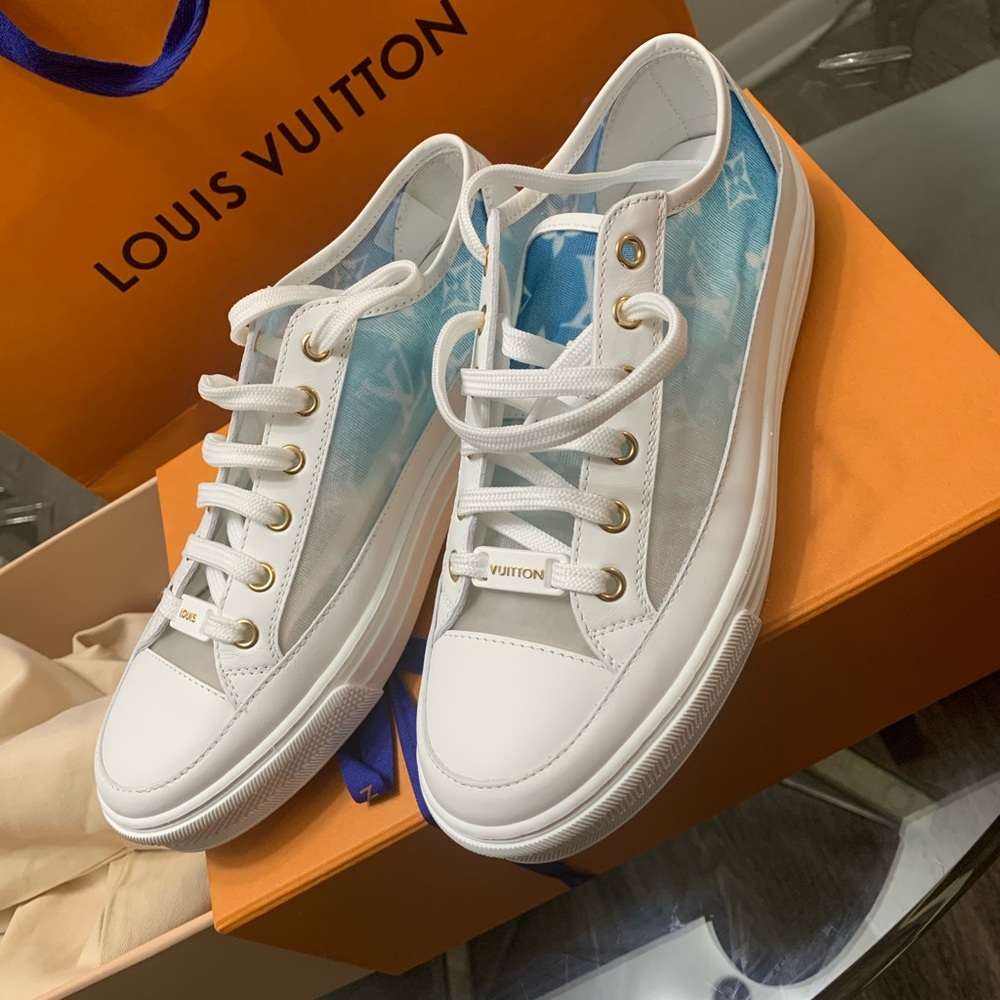 Louis Vuitton New Collection Pool Bleu sneakers